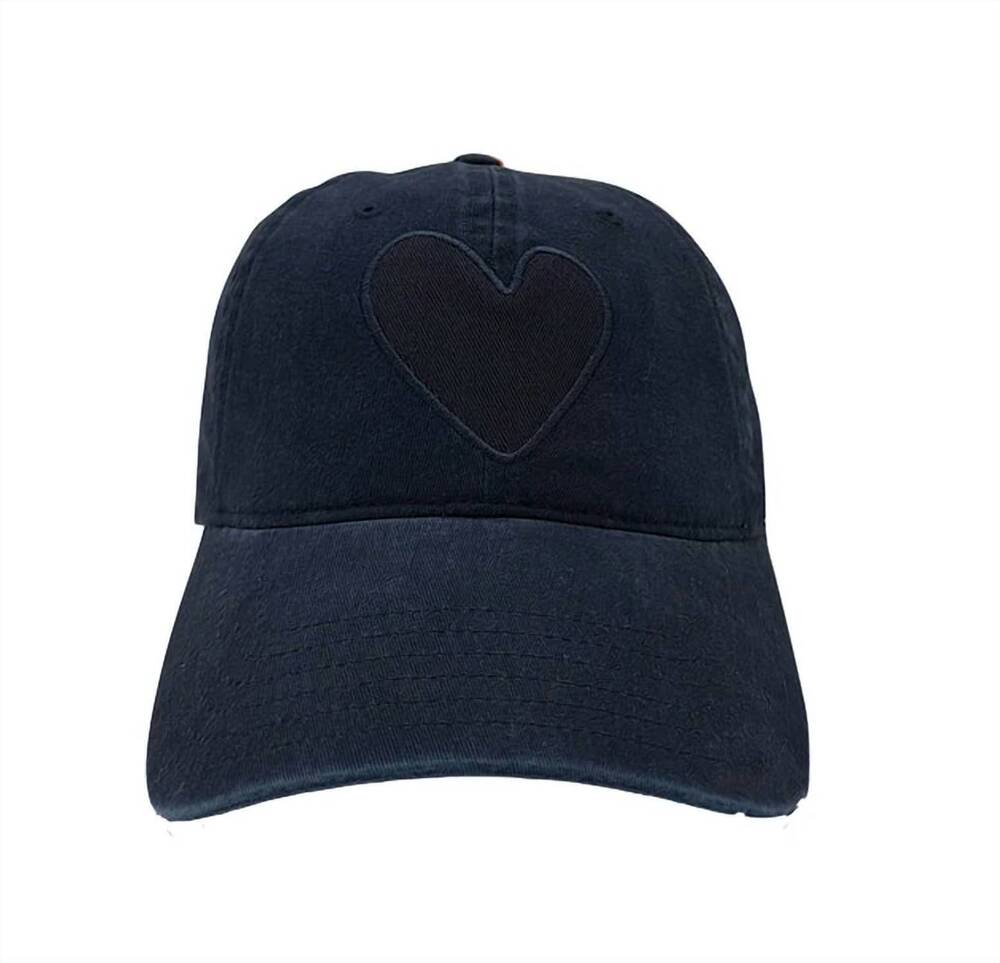 NEW KERRI ROSENTHAL women's imperfect heart hat in indigo